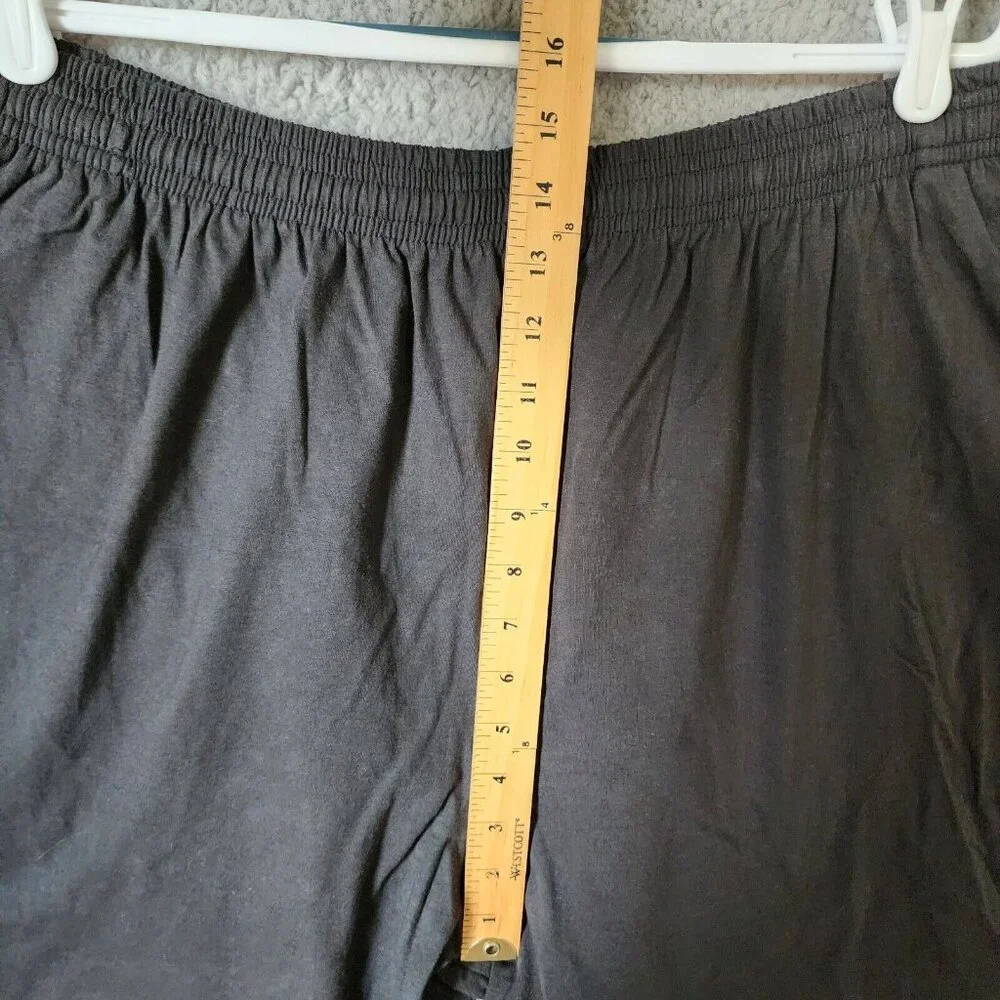 NEW VTG Champion Sport Stretch Black Gym Shorts Size 2XL Cotton Spandex‎ Blend